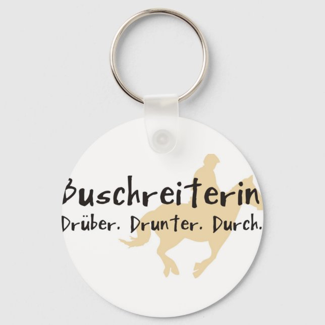 Buschreiterin Keychain (Front)