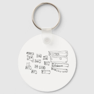 Buses Keychain