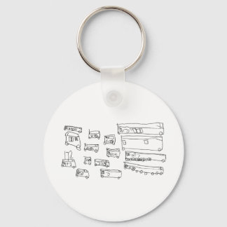 Buses Keychain