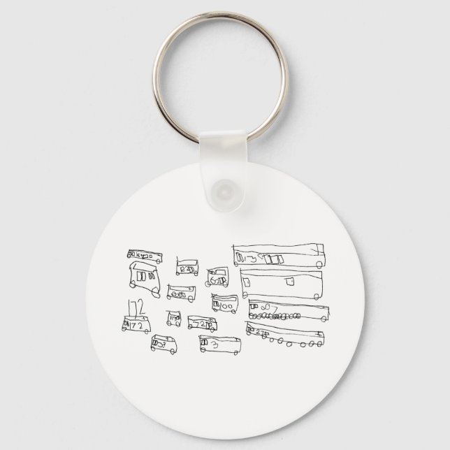 Buses Keychain (Front)