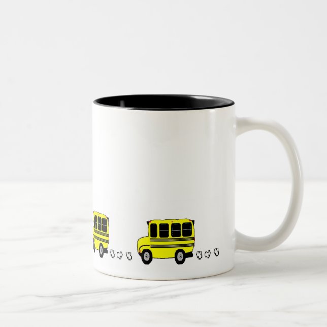 Buses Two-Tone Coffee Mug (Right)