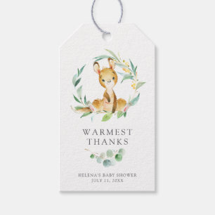 Bush Baby Kangaroo Baby Shower Favour Tags
