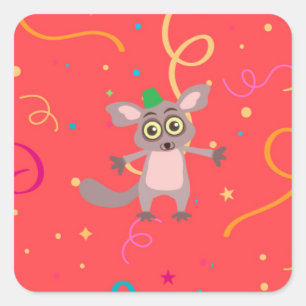Bush Baby Sticker