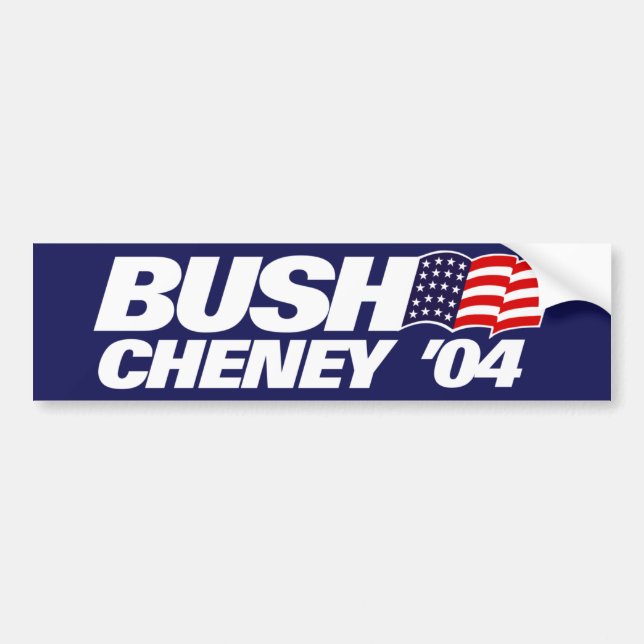 Bush Cheney '04 Bush 2004 Bumper Sticker (Front)