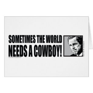 BUSH--COWBOY-White