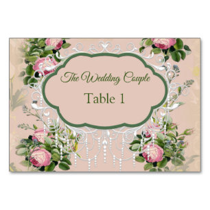 Bush Garden Green - roses douces rose Cartes de ta