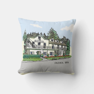 Bush House Inn Coussin 16" x 16"