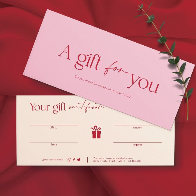 Bush Pink Beauty Salon Gift Card (Creator Uploaded)