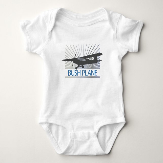 Bush Plane Baby Bodysuit (Front)