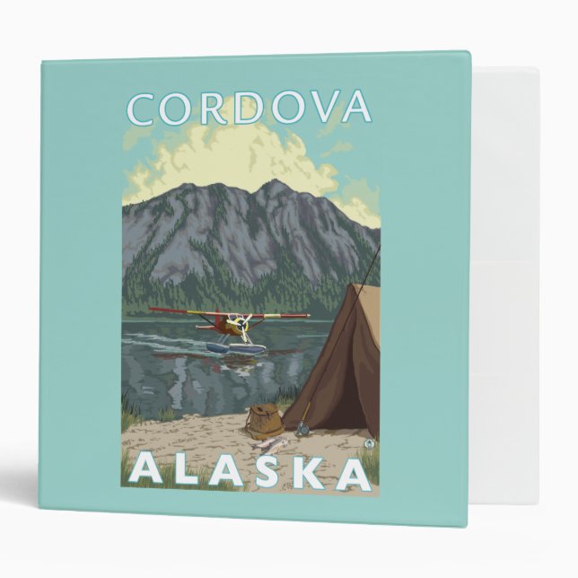 Bush Plane & Fishing - Cordova, Alaska Binder (Front/Inside)