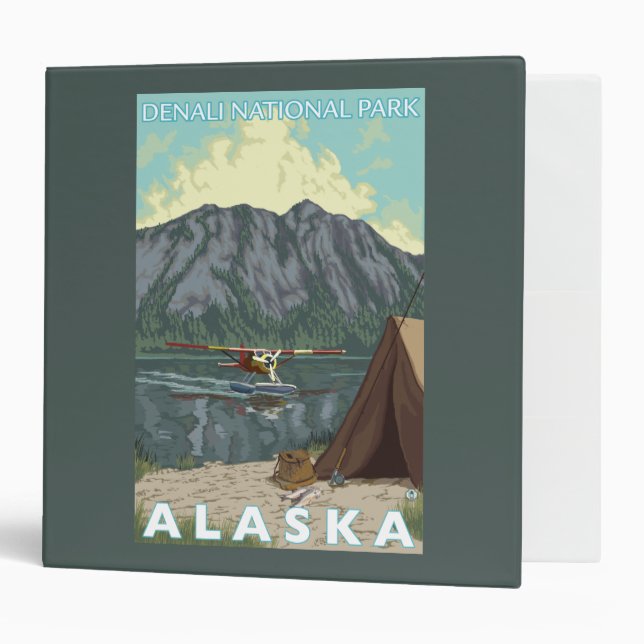 Bush Plane & Fishing - Denali Nat'l Park, Binder (Front/Inside)