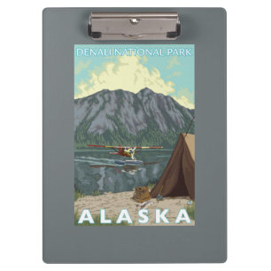 Bush Plane & Fishing - Denali Nat'l Park, Clipboard