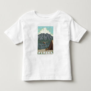 Bush Plane & Fishing - Denali Nat'l Park, Toddler T-shirt