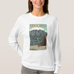 Bush Plane & Fishing - Idaho T-Shirt