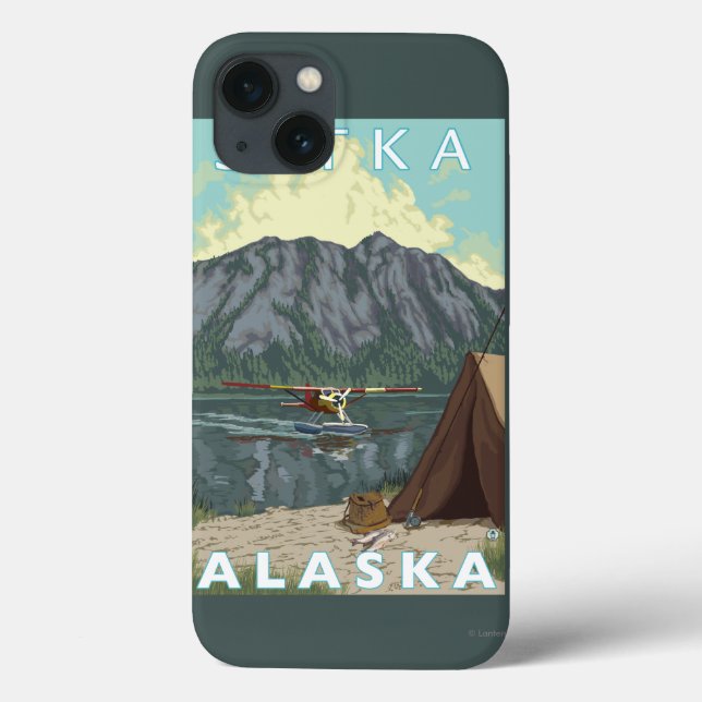 Bush Plane & Fishing - Sitka, Alaska Case-Mate iPhone Case (Back)