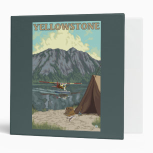 Bush Plane & Fishing - Yellowstone National Binder