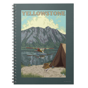Bush Plane & Fishing - Yellowstone National Notebook
