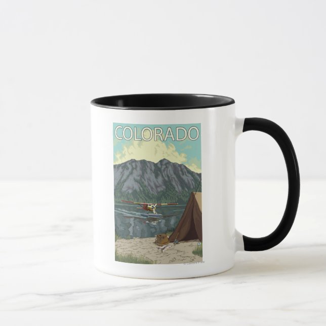 Bush Plane FishingColorado Mug (Right)