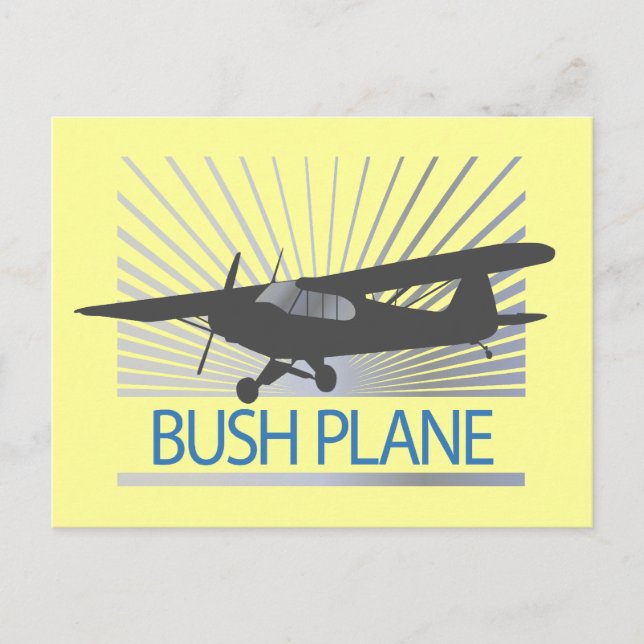 Bush Plane Postcard (Front)