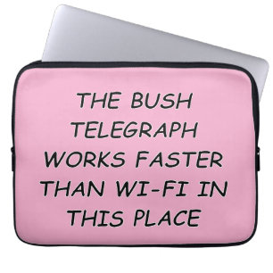 Bush Telegraph Laptop Sleeve