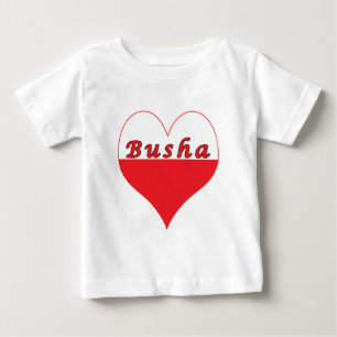Busha Polish Heart Baby T-Shirt
