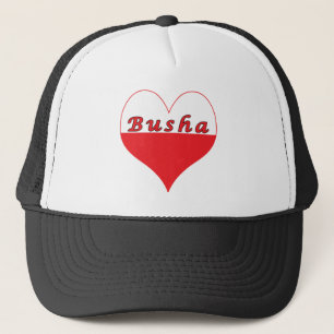 Busha Polish Heart Trucker Hat