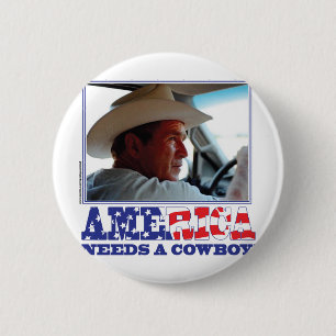 BushAMERICA 2 Inch Round Button