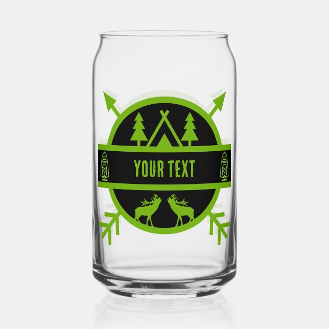 Bushcraft Nature Survivalists    Can Glass (Front)