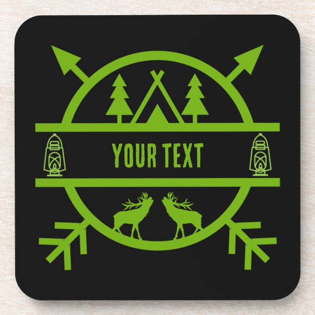 Bushcraft Nature Survivalists    Coaster (Front)