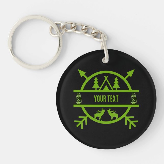 Bushcraft Nature Survivalists    Keychain (Front)