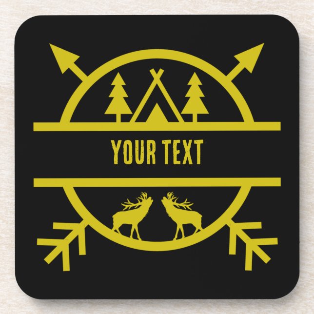 Bushcraft Outdoor Survivalist  Coaster (Front)