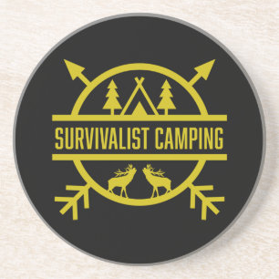 Bushcraft Outdoor Survivalist  Coaster