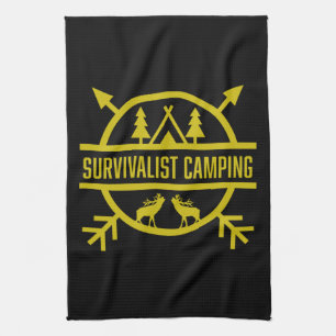 Bushcraft Outdoor Survivalist  Kitchen Towel
