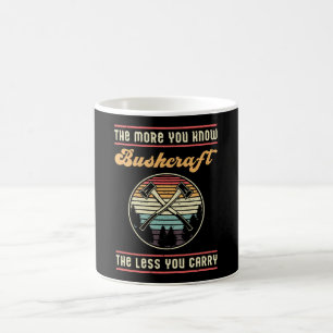 Bushcraft Survival Retro Bushcrafter Funny Gift Coffee Mug