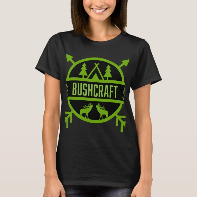 bushcraft survivalists T-Shirt (Front)