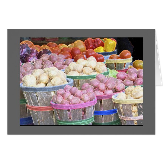 Bushels de pommes de terre au marché Jean Talon (Devant horizontal)