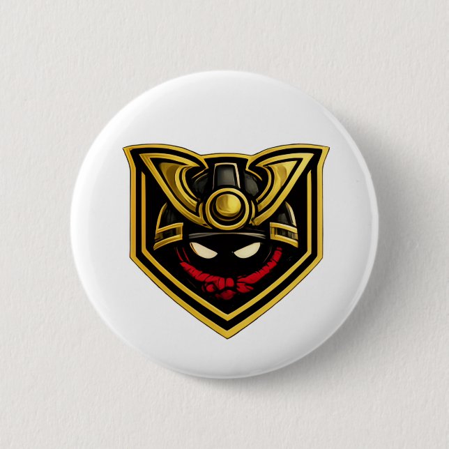 Bushi Do Helmet Pin Button (Front)