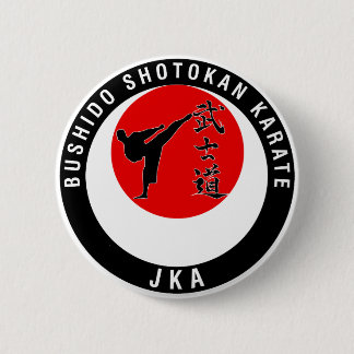 Bushido Logo Brand 2 Inch Round Button