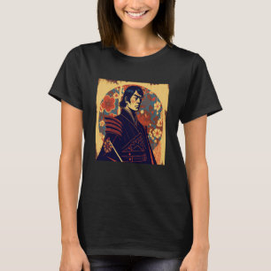 Bushido Vintage Samurai Japanese Warrior Retro Swo T-Shirt