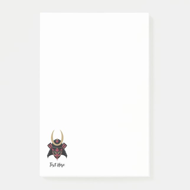 BUSHIDO WARRIOR POST-IT NOTES (Front)