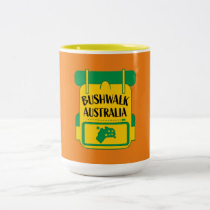 Bushwalking Australia Two-Tone Coffee Mug