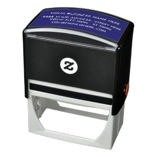 Business Address Your Company Personalized - Self-inking Stamp