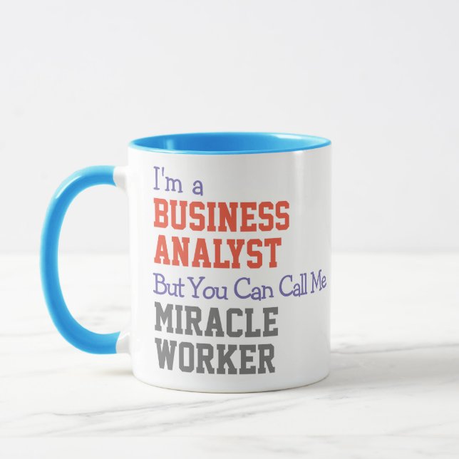 Business Analyst Miracle Worker Mug (Gauche)