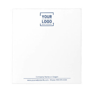 Business and Corporate Office Company Logo Branded Notepad