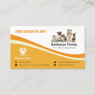 Business Animal pet Simple Business Card