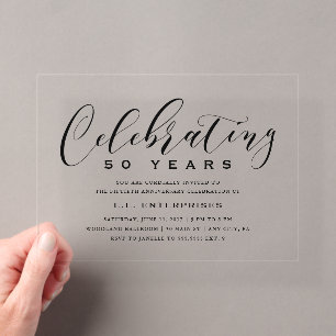 Business Anniversary Invitation