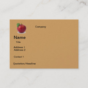 BUSINESS apple  DESIGN Business Card