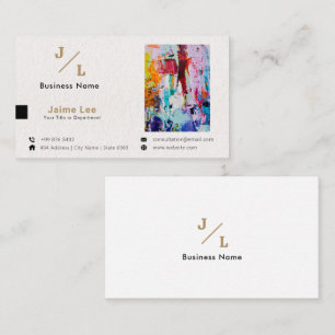 Business Art Gallery   Modern Minimalist Card