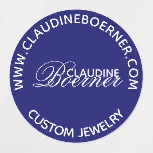 Business Artist Crafter Waterproof Circle Label