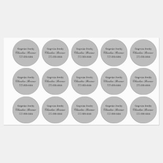 Business Artist Crafter Waterproof Circle Label